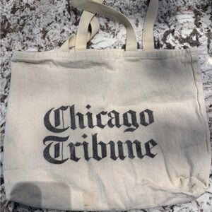 Chicago Tribune Canvas Tote Bag